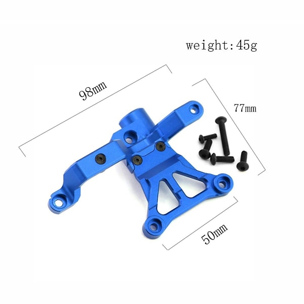 XJ-For Traxxas1/5 X Metall Front Styringsbeskyttelse Brakett, Leketøy Biltilbehør, rød