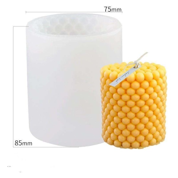 XJ-DIY - Lysforme - Cylinder kulor - Støbeform - Lysform