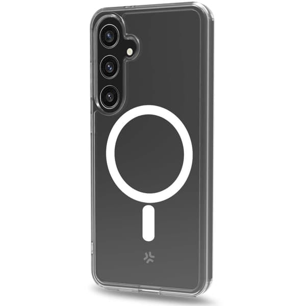 XJ-Gelskinmag Magneettinen TPU-kuori Galaxy S24+ 5G Läpinäkyvä
