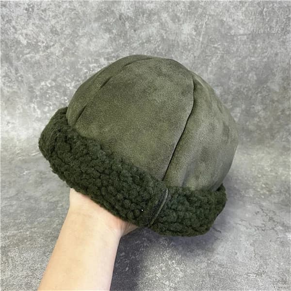 Hue uden skygge Dome Melon Hat CAP mørkegrøn