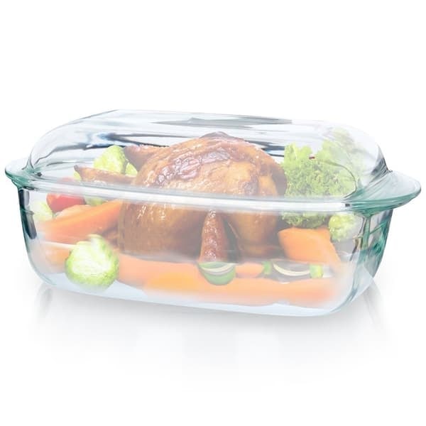 XJ-Rektangulær Bageform i Holdbart Ovnsikkert Glas