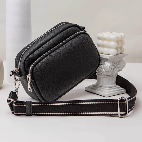 Crossbody Taske Skuldertaske SORT Sort