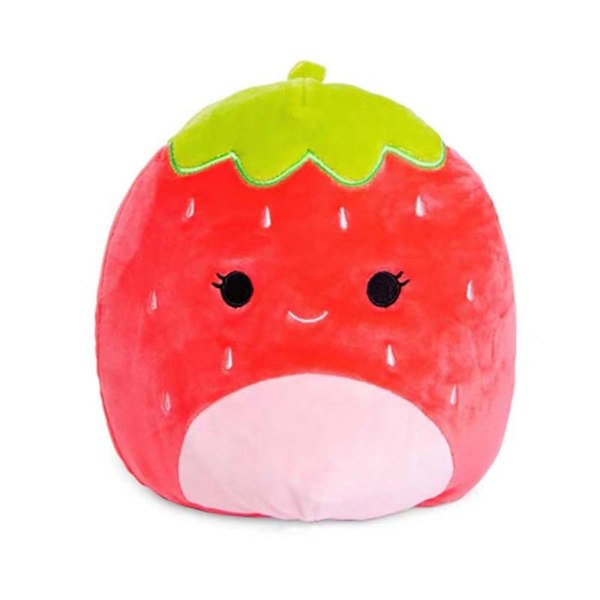 XJ-25 cm Squishmallow Tyyny Pehmolelu Mansikka MANSikka W