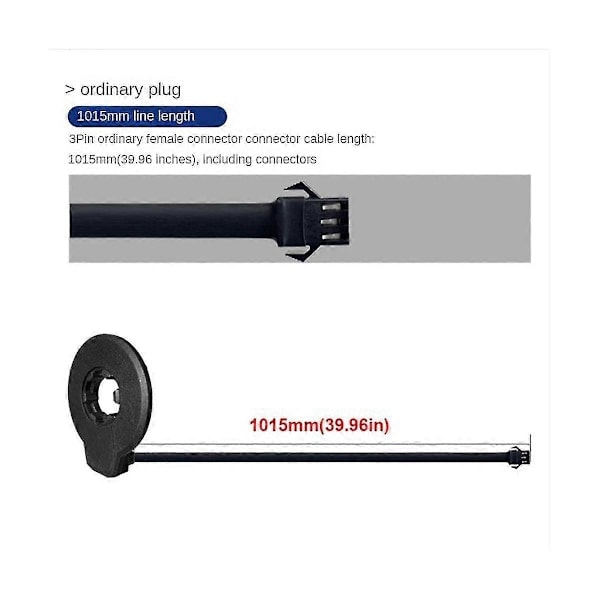 Elektrisk sykkel magnetisk kraftsensor PAS pedalassistent sensor F-12L 12 magneter doble Hall-sensorer Conn