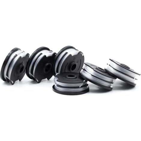 Pakke med 6 kompatible spoler for Parkside PRT 550 A1-B2-C3 TLP-1 gresstrimmer - COOCHEER