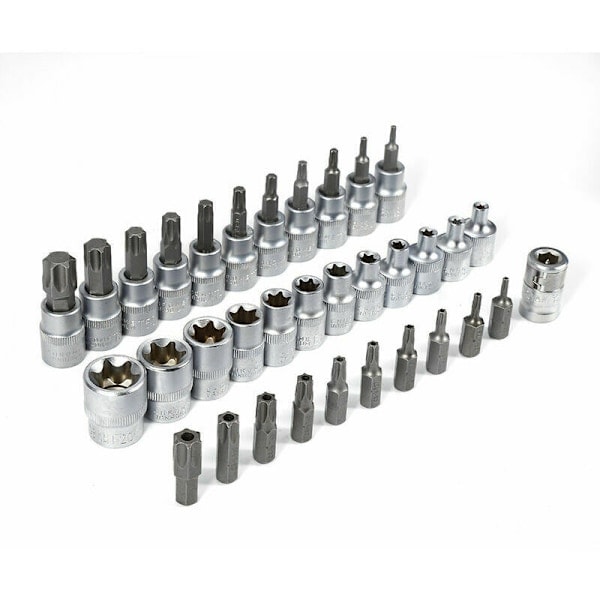 34 kpl Torx-hylsyavaimia