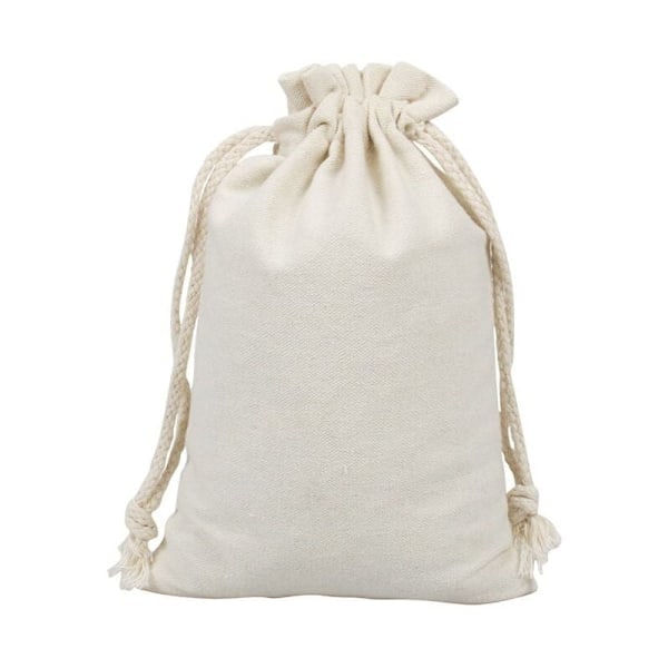 20 små stoffposer, bomullspose stoffpose, linsmykkepose, stoffposer jutepose snorpose stoffpose, jute kaffepose, stoff gavepose
