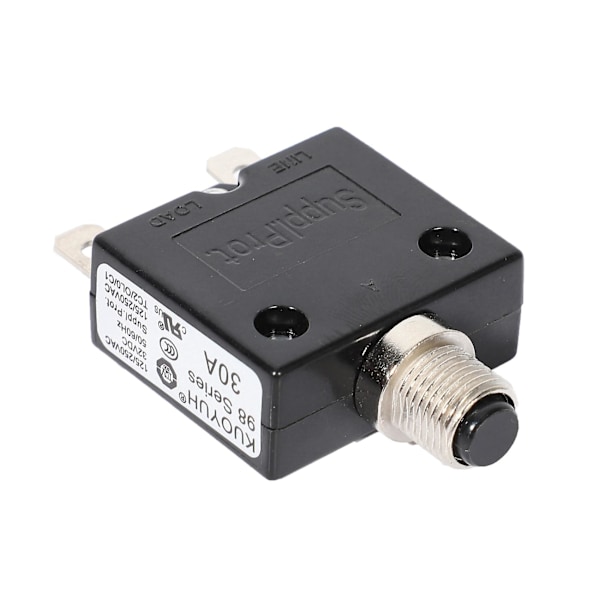 XJ-30a 125/250vac 50vdc Termisk Strømafbryder Termisk Beskyttelse Til Generator