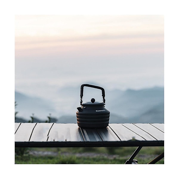 XJ-Blackdog Utomhus Tekanna Ultralätt Aluminiumlegering Camping 1.3l Vattenkokare Portabel Picknick Servis
