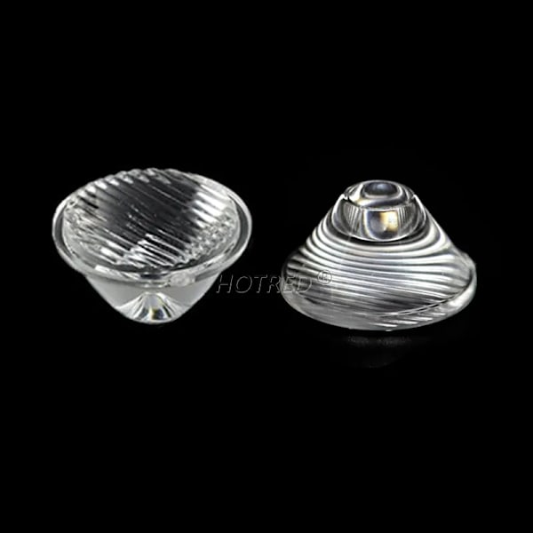 10 stk. 20 mm 1W 3W 5W LED-stribe LED-linse 5 30 45 60 graders optisk PMMA LED-linse reflektor kollimator til E27 MR16 GU10 spotlys
