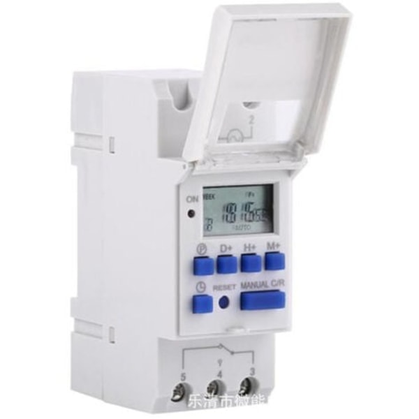 LCD Minutter Timer Elektrisk Ukentlig Digital Timer Bryter 15A (220V)