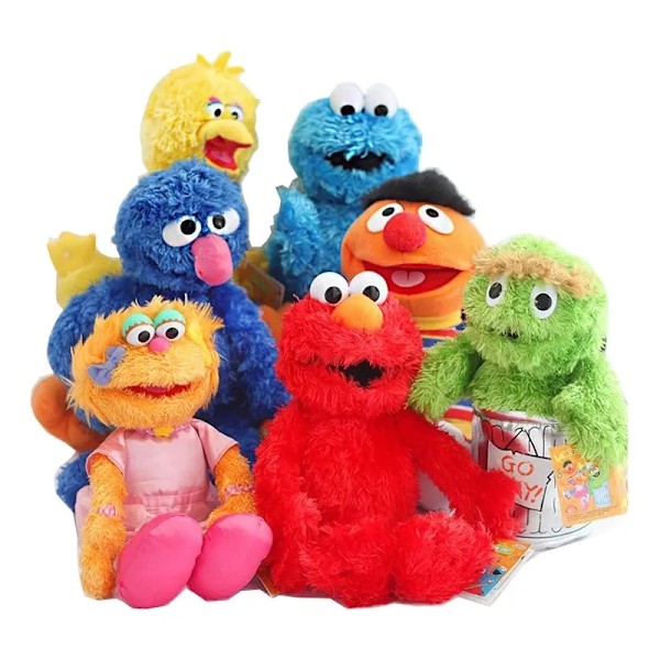 Høykvalitets Elmo Cookie Monster Myk Plysj Lekedukker 30-33 cm Barn Pedagogiske Leker