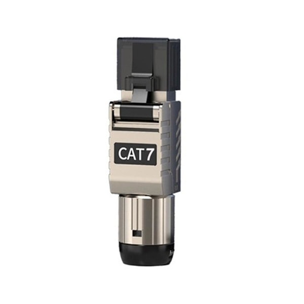 XJ-1st Rj45 Cat7 Ethernetkabelkontakter Rj45 Metall Verktygsfri Enkel Avslutningsplugg 2000mhz 40g Lan
