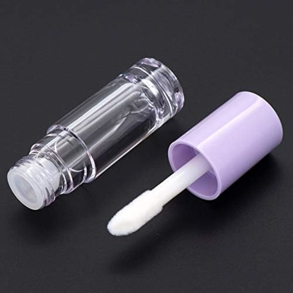 XJ-8 tomme lipglossrør med applikator, 6,5 ml påfyllbar lipglossflaske mini leppestiftflaske