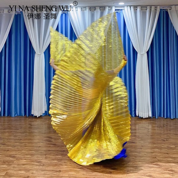 Gull Magdans Vinger Isis Vinger Magdans Tilbehør Bollywood Orientalsk Egyptisk Pinner For Danseforestilling Kostyme Kvinner
