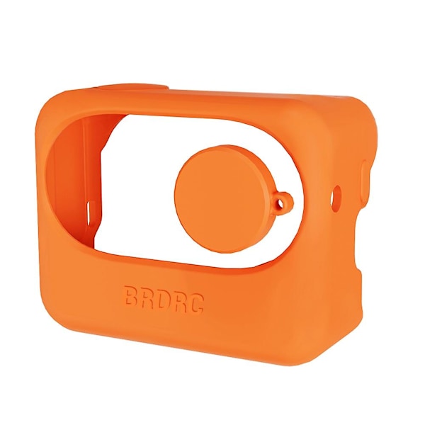 XJ-For Go3 Silikon Tommel Kamera Ladeetui Action Kamera Beskyttende Tilbehør Oransje