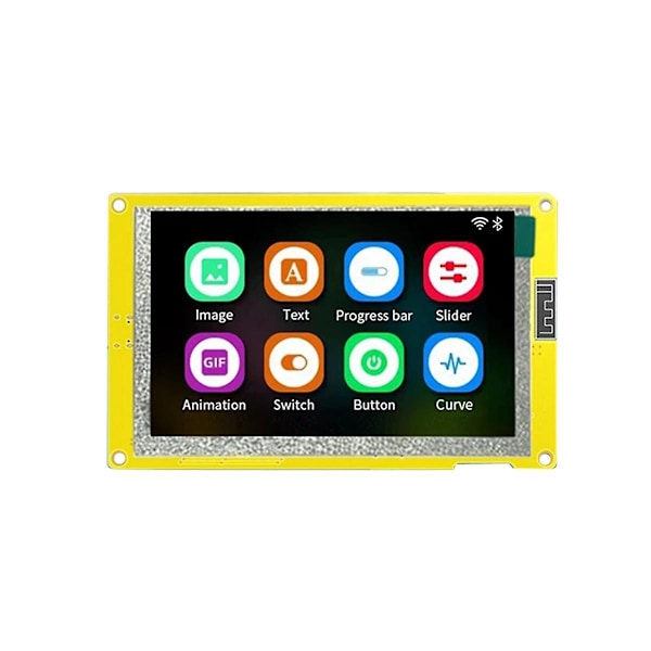 XJ-Esp32-s3 5 tuuman Ips 800x480 Rgb Lcd Tft -näyttömoduuli Hmi 8m Psram 16m Flash Wifi Bt Älynäyttö
