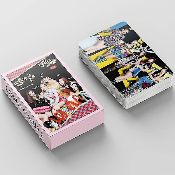 Itzy Lomo Cards 55 st Itzy Crazy In Love Nytt Album Fotocard Itzy Foto Cards Merchandise Av Postkort