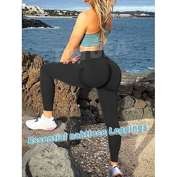 TAYOEA Urheiluleggingsit naisille - Kompressio, Slim Fit & Läpinäkymättömät - Täydelliset joogaan, treeniin & kuntoiluun XL