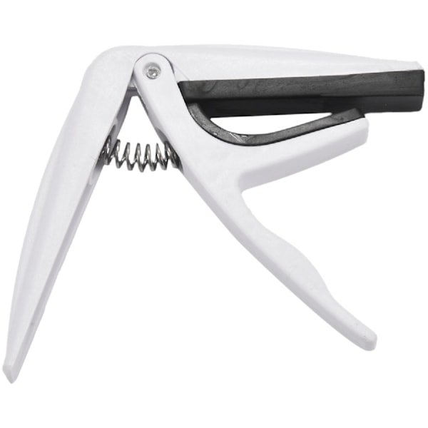 XJ-Snabbt Byte Trigger Capo Key Clamp Fr Akustisk Elektrisk Klassisk Ukulele, 02# Vit