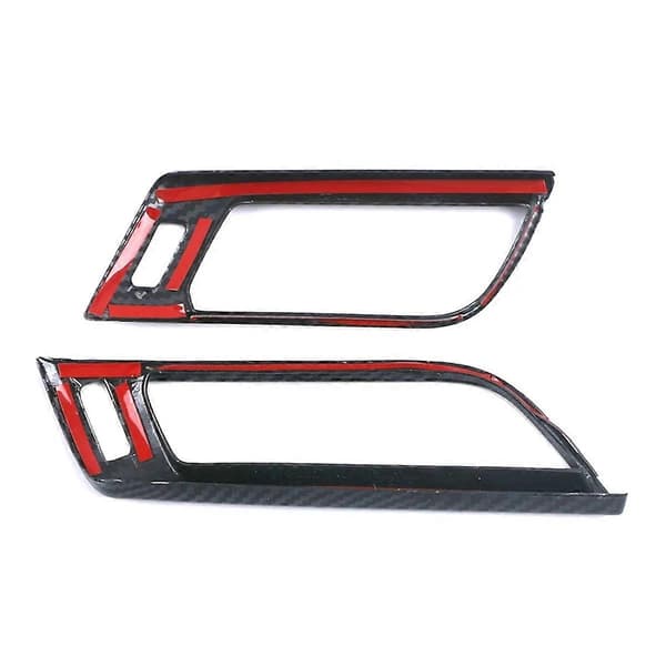 Bil Karbonfiber Dash AC Ventilasjonsgitterdeksel for Sienna 21-23