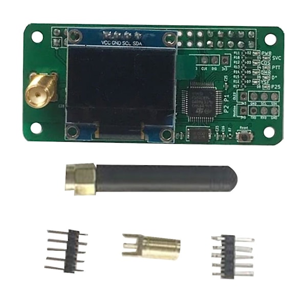 XJ-Mmdvm Relä Dmr P25 Dstar Digital Radio Gateway Hotspot Expansionskort + Oled + Antenn