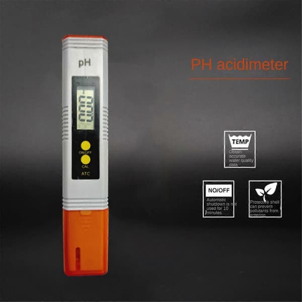 PH Meter for Water, PH Tester High Accuracy Water Quality Tester with 0-14 PH Measuring Range, PH