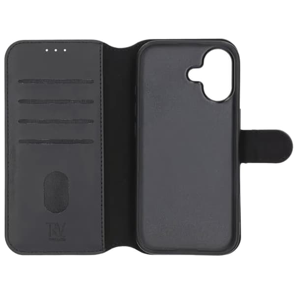 Rvelon Wallet Case Magnet for iPhone 17 - Black Svart black