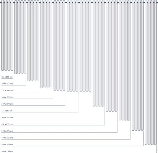 Blumtal Mörkläggningsgardiner med Öljetter, Set om 2, Termiska Insynsskyddsgardiner för Sovrum Vardagsrum, Grå, 140 x 175 cm