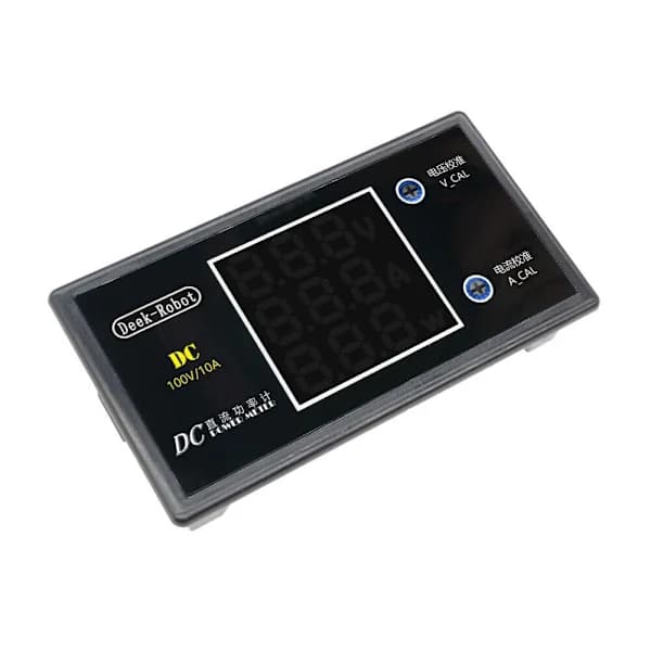 LCD Digital Voltmeter Amperemeter Spenningsstrøm Effektmåler 100V