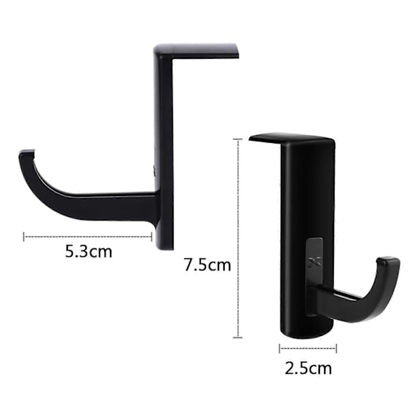 8-pack Headset Hanger Headphone Hanger Headset Self-Adhesive Hook Headset Stand Desk Stand Table Cell