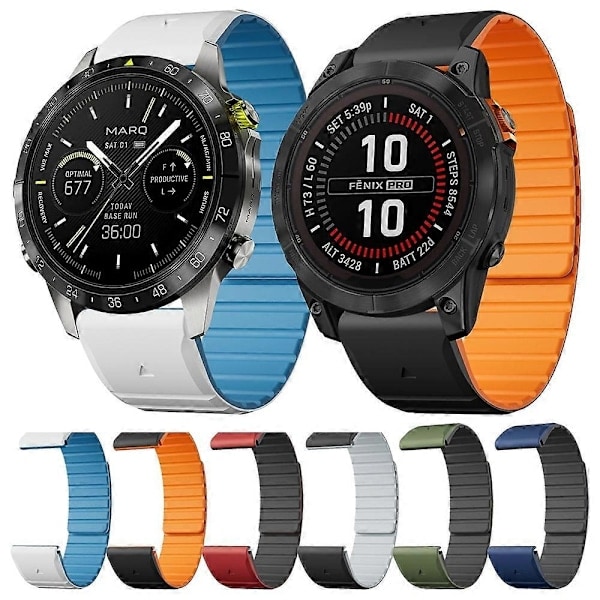 Silikonarmbånd for Garmin Fenix 6 / Fenix 6 Pro