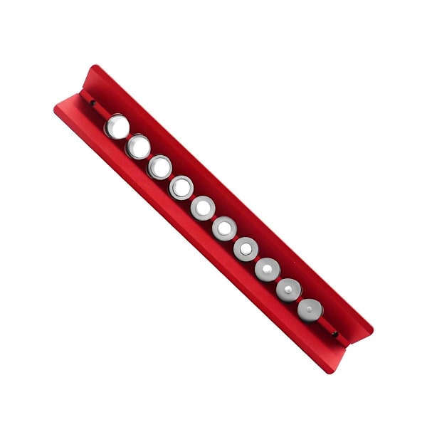 XJ-3-12mm Vertikal Lommehul Jig Træbearbejdning Dyvel Boreguide Selvcentrerende Bor Bit Guide Jig Po