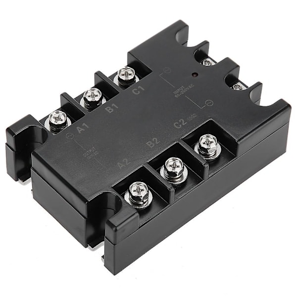 3-vaihe 40A AC AC Solid State -rele SSR Sisääntulo 90-250VAC Kuorma 24-480VAC TSR-40AA H