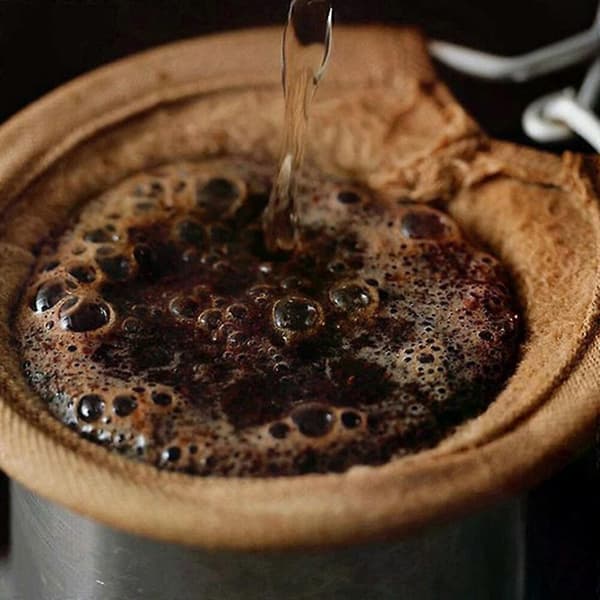 Kaffefilter, 2 stk. Genanvendelig Pulverkurv i Rustfrit Stål, Stofsi