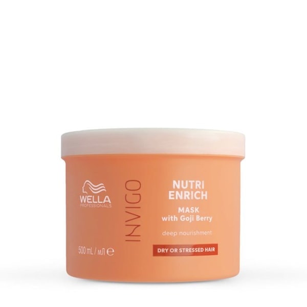 Wella Professionals Invigo Nutri Enrich Nourishing Mask kuiville tai heikentyneille hiuksille 500ml