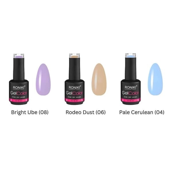 Negl Startsett - Pro Gel Polish Sett med 80W Negltørker med Display, Farger og Tilbehør - Ditt Neglstudio Start PRO Kit Set_qq