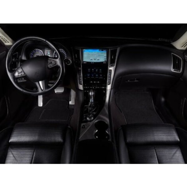 Sort ledende matte for Peugeot 208 I sedan (2012-2019)