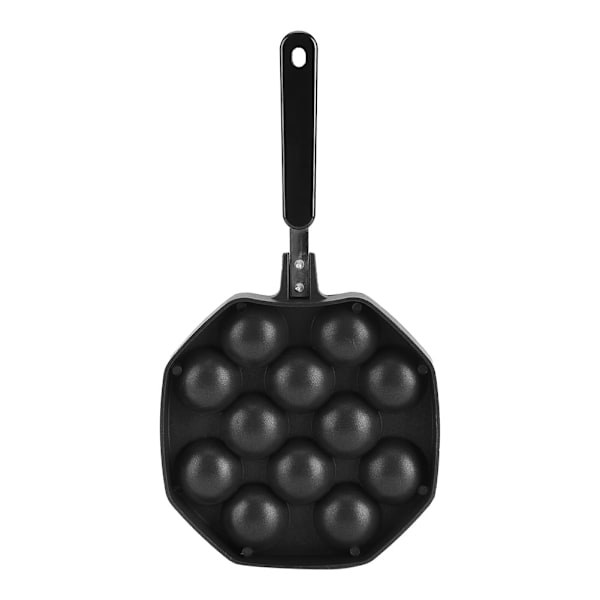XJ-Bageform, 12 Huller Aluminium Non-stick Takoyaki Grillpande Plade Blækspruttebolle/Pandekage Stegepande Bageform, Grillplade