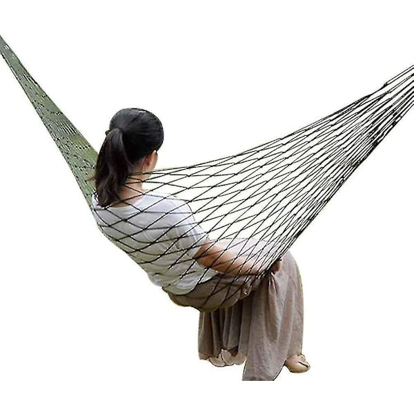 Nylonrepnät Hängmatta Hängande Nät Stark Gunga Hängmatta 240*80cm