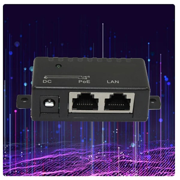 XJ-100mbps 5v 12v 24v 48v/1a Poe Injector Strömdelare För IP-kamera Poe Adapter Modultillbehör