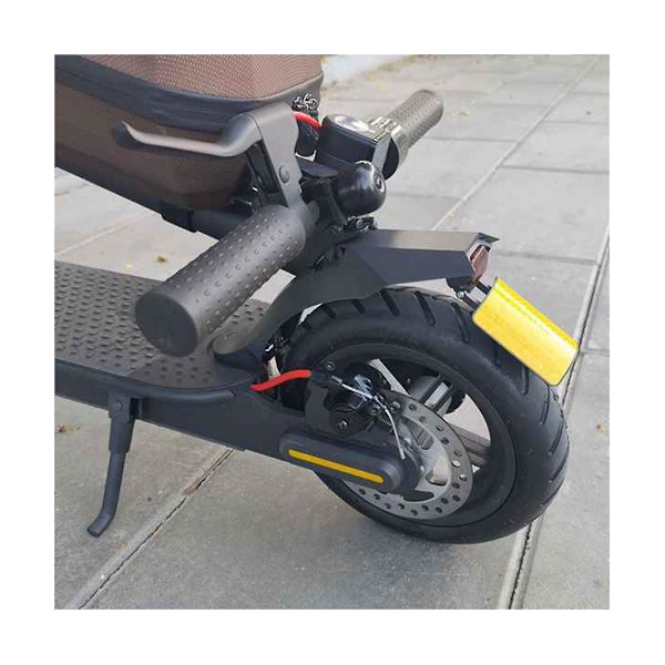 XJ-Scooter Skjermer Bakre Skjerm Baklyssett Med Skiltplateklaff For Elektrisk , Pro 2, Rød