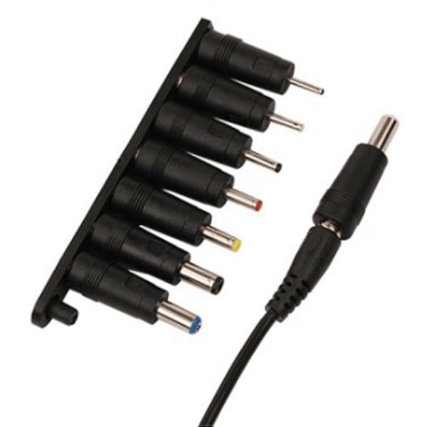 24-36V med 8 Adaptere 72W Justerbar Hastighed Switching Strømforsyning Justerbar Universel AC DC Strøm Sort