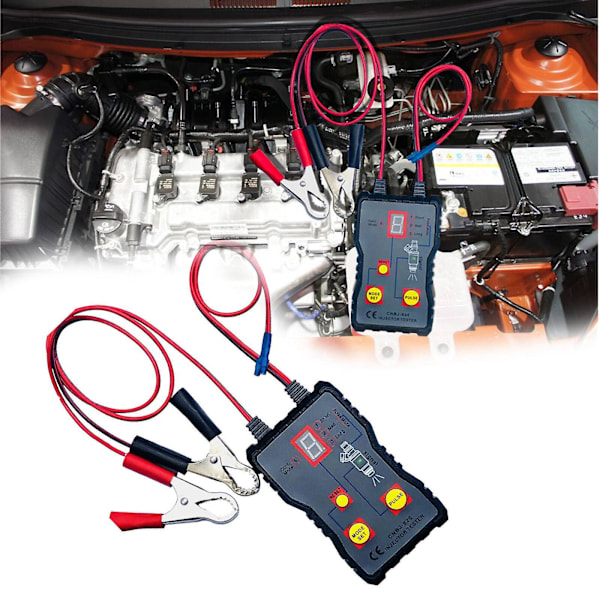 XJ-Automotive Injektortester 4 Moduser Kraftig Drivstoffsystem Skanningsverktøy Drivstoffinjektortester