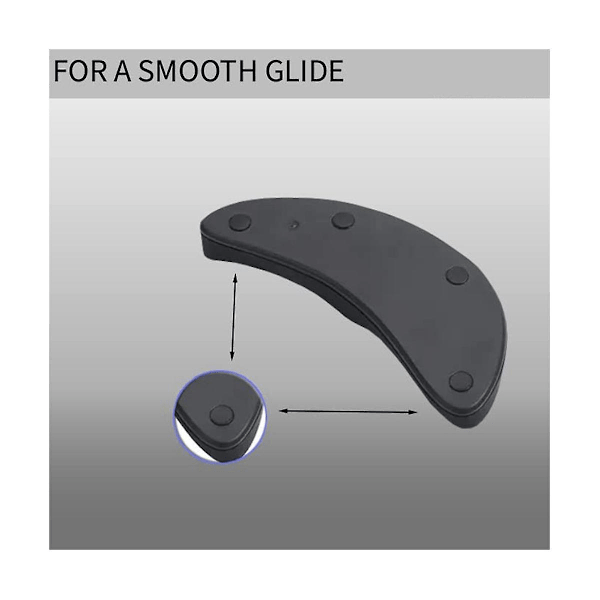XJ-Ergonomisk Muse Håndledsstøtte Glidende Håndledspude Bevæger Sig Med Musen, Lindrer Håndledssmerter & Forebygger C