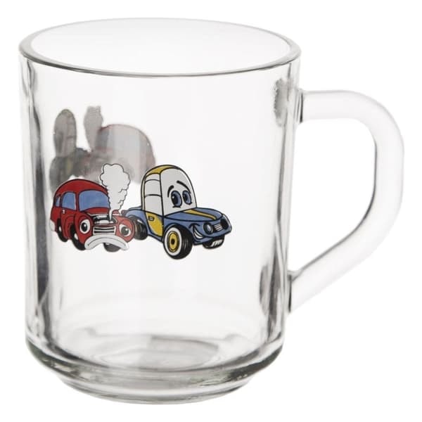 XJ-Lasten muki autoaiheella - kestää konepesun ja mikroaaltouunin