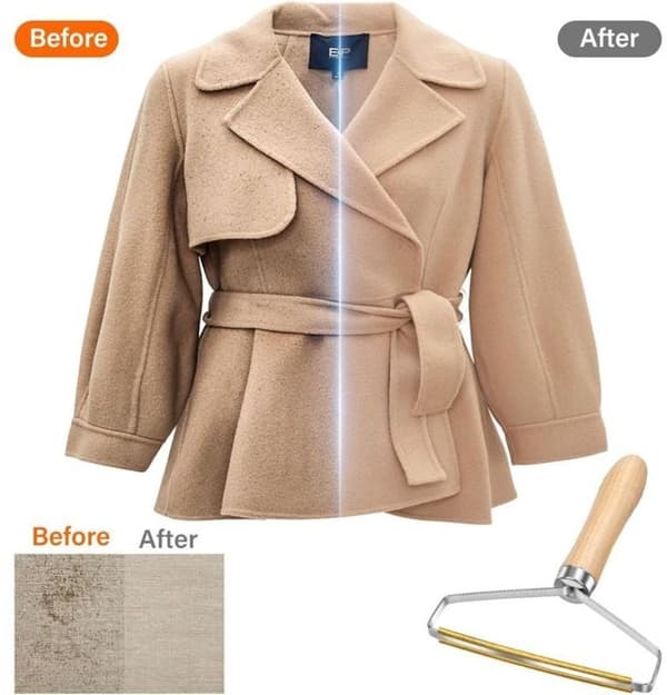 Manuell lofjernerbørste for kjæledyrhår – bærbar for kåper, gensere, tepper, sofaer
