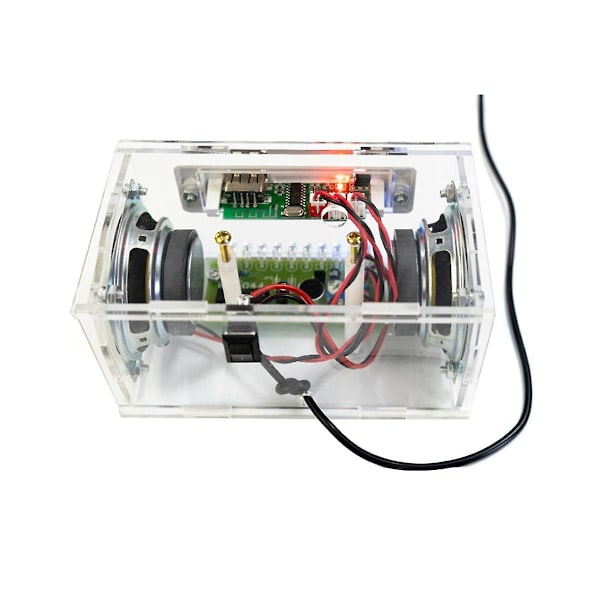 XJ-Diy Elektronisk Kit Bluetooth Högtalare Musikspektrum Lödningsövning Led Blinkande Display Lödning