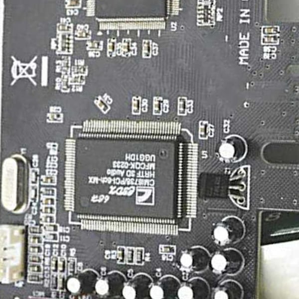 XJ-5.1 Sisäinen Äänikortti Windows 10:lle Matalalla Profiililla, 3D Stereo Pci-e, Cmi8738 Siru 32/6