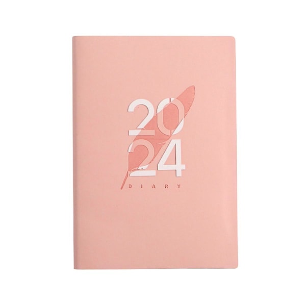 XJ-2024 Kalender A5 Dagbog A5 Daglig Planlægnings Notesbog Til Julegave Fødselsdagsgave Kalendere For 2024 Pin